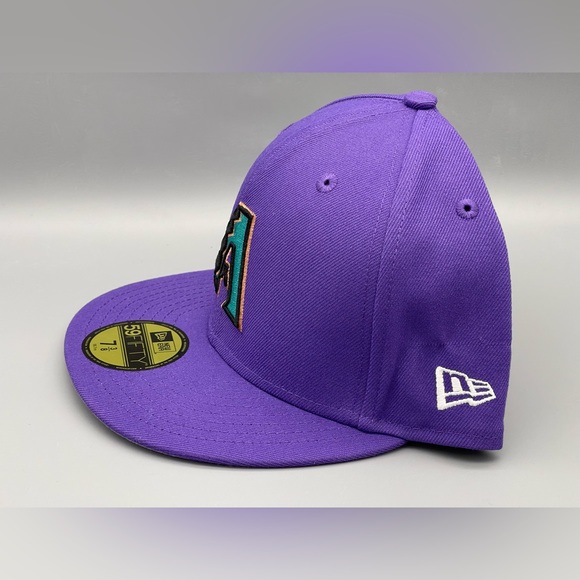 Arizona Diamondbacks Stateview 59FIFTY Fitted Hat Purple 7 3/8 New Era $50 NEW - Picture 10 of 12
